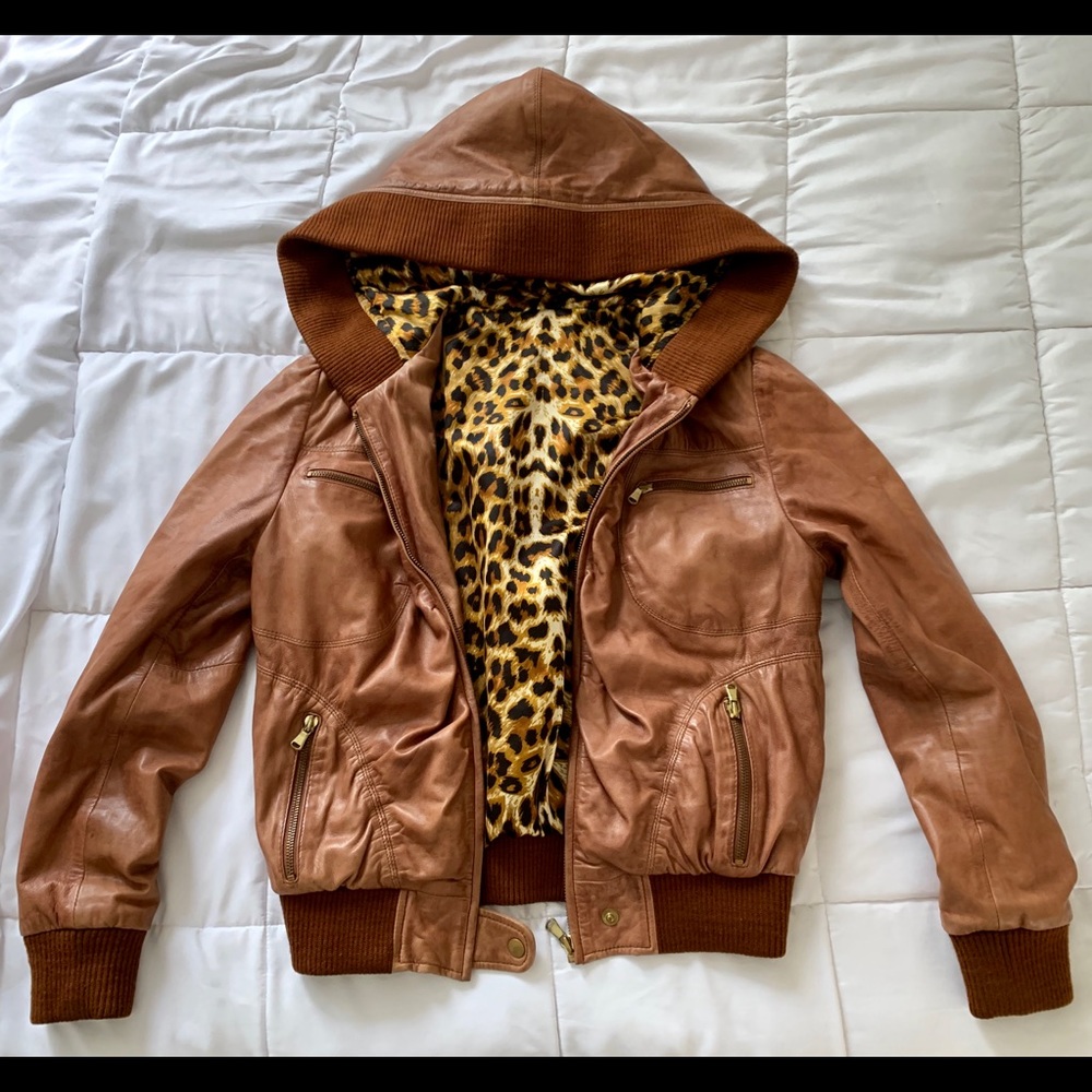 Custom Lamb Leather Bomber Jacket